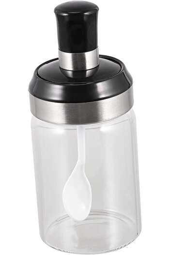 erorex Glass Spice Jars With Spoon Cover For Kitchen,Spice Organizer And Condiment Pots