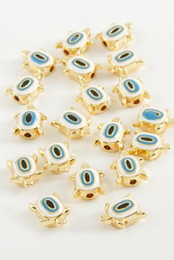 ZERO LAND Msa-Shop Turtle Enamel Bracelet and Pendant Apparatus 1 Piece-Turquoise