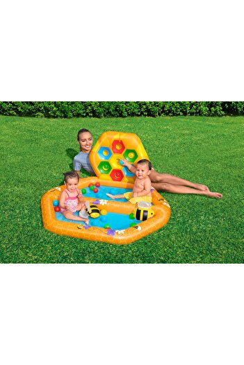 erorex Lil' Beehive Paddling Pool & Ball Pit 127 X 119 X 61 Cm
