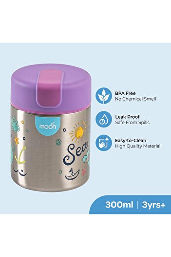 erorex Double Wall Stainless Steel Thermal Food Jar 10Oz Insulated Hydro Flask Wide Mouth + Lockable Lid