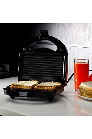 erorex 750W 3 1 Multiplate Sandwich Maker Handle Locking System Indicator Lights | Model No Omsm2428 2
