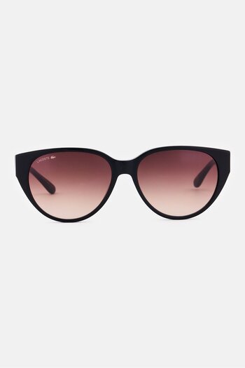 Lacoste Men L985S-001 Oval Sunglasses, Black