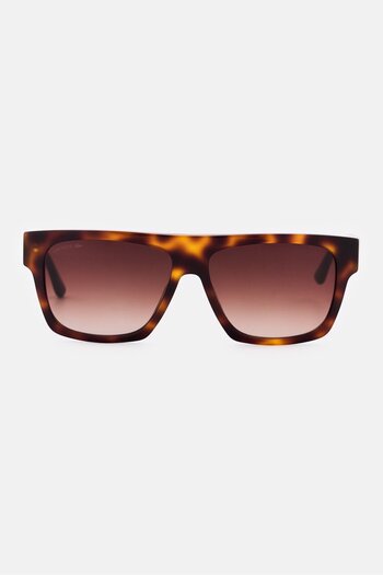 Lacoste Men L984S-240 Rectangular Sunglasses, Brown