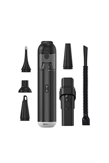 GEAKISO Aspirator automat portabil 2 în 1, suflantă, 6 accesorii, putere 110 W, 10000 Pa, fără sac