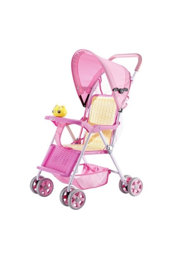 Mixbo Carucior pentru copii Mixbo, model sport, ultracompact, roti duble, 25 kg, 2 ani, roz
