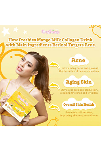 Juju GLOW Freshies Mango Milk with Vitamins Food Supplements