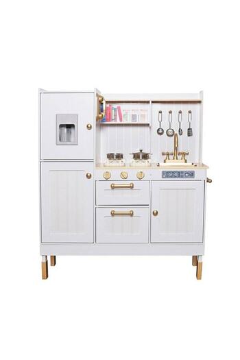 DacEnergy Children's kitchen set, made of MDF and wood, European style, stove, oven, sink...