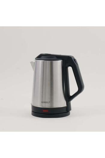 Alberto Stainless Steel Kettle 1500W, 2L, Black