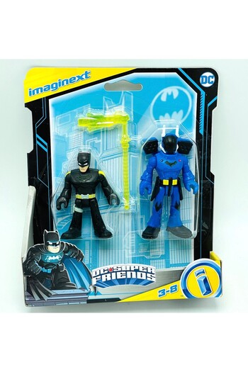 FISHER PRICE New Imaginext DC Super Friends Rookie & Batman Figures, Set for Preschool Kids Ages 3 to 8 Years