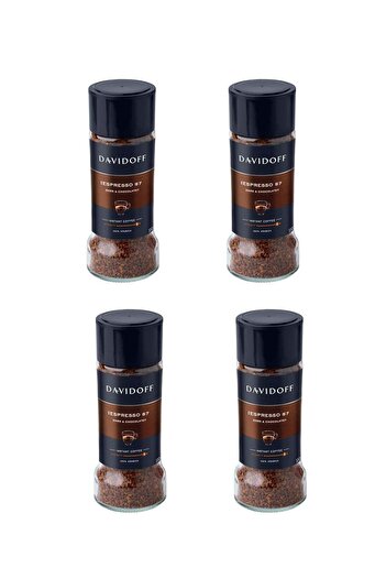 Davidoff Espresso 57 – Bundle of 4 Instant Coffee Jars – 100g Each – Total 400g