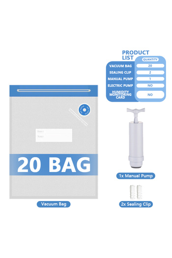 Choice3 Practical Sets 10 3D Printer Filament Vacuum Bag with USB Rechargeable Electric Air Pump, Vacuum Sea