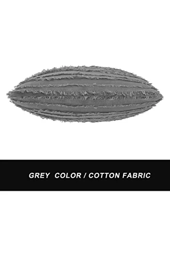 OMMATO Set of 2 pillowcases, cotton, grey, 45 x 45 cm