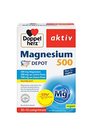 Doppelherz Aktiv MG 500mg, Pack 30+10 tablets