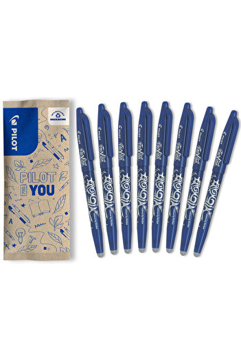 Pilot Set flow pack 8x Frixion ball 0.7 role albastre