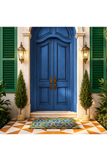 Zsa Zsa Zsu Kerala Coir Door Mat 45X75 cm Colorful