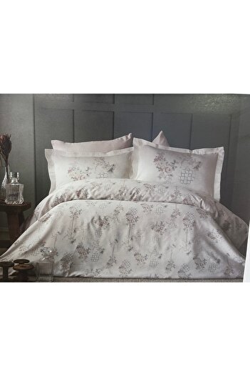 Pupilla Collection Printed Cotton Satin Duvet Cover Set - Gala