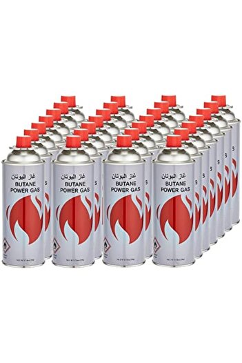 Generic GO 2 CAMPS Set Of 28 Piece Butane Gas Catridge-Camping Gas For Camping 28 x 220g-Multicolours