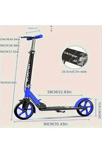 ToyznKidz Manuel Katlanabilir Scooter Yeşil Renk