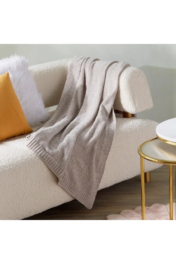 Home Centre Winston Chenille Throw - 130x170 cm