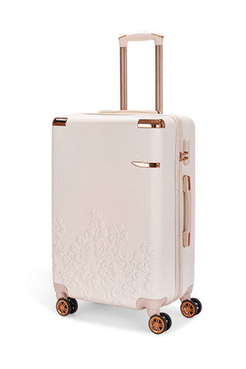 LİMRA 20" Floral Design Hardshell Airplane Cabin Suitcase