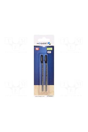 HOEGERT Set 2 blades for wood saw, 100mm, 12 teeth per inch Z-TOOLS HT6D661-2