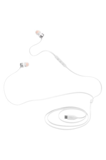 JBL Casti audio cu fir in-ear cu mufa Type-C 310 C, alb