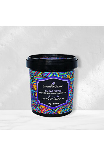 Jardin D Oleane Sugar Scrub Argan Oil And Lavender Essential Oil - 600 g