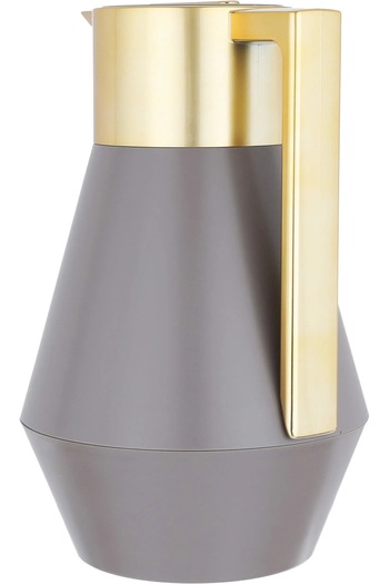 Everest Lydia Thermos, 1 liter, glass inner material, plastic outer structure - cream