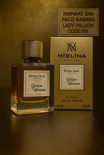 Mislina NİSHAPUR Golden Woman Women's Perfume – Inspired by Famous Perfumes – 50ML