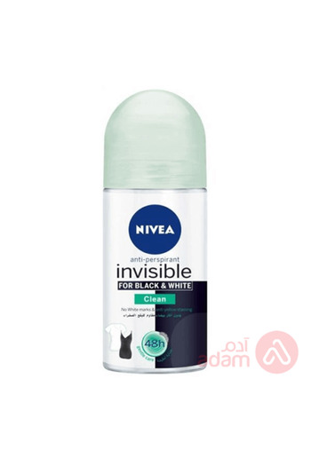 NIVEA ROLL INVIS B&W CLEAN WOM 50ML