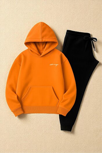 uyguntarz Σετ φόρμας Unisex Chigo με στάμπα oversize