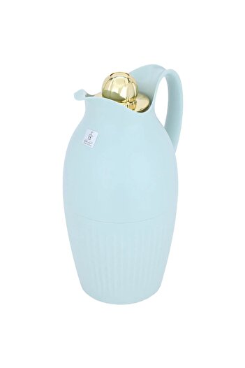 Everest Ramira Pro Thermos, 1.3 litres, thermal glass inner shell, plastic outer shell - cyan