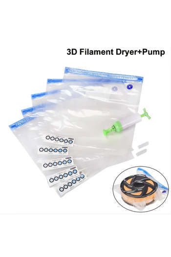 Choice1 Bag With Pump kit 3D Filament Dryer Storage Vacuum Sealing Bags And Pump Keep Filament Dry Humidity