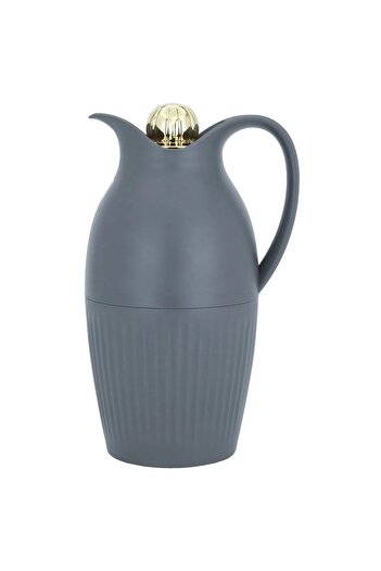 Everest Ramira Pro Thermos, 1.3 liters, thermal glass inner shell, plastic outer shell - gray
