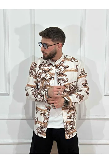 Urban Collection Floral Linen Shirt for Men