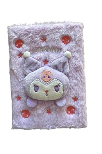Tatlı Sebep Sweet Sebep Plush Diary Notebook - Character and Fruit Patterned, Lined Pages 1 Pc