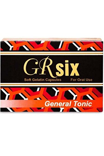 GR SIX General Tonic 16 Soft Gelatin Capsules