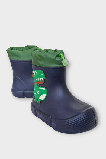 Liger Children's Winter Waterproof Rain Boots Dark Blue
