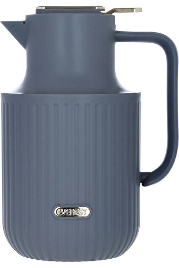 Everest Laura Pro Thermos, 1.5 liters, thermal glass inner shell, plastic outer shell - dark gray