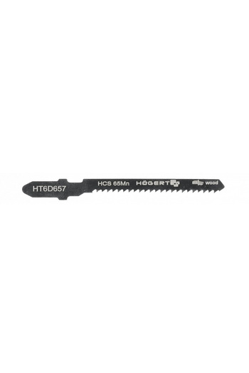 HOEGERT Set of 5 electric saw blades, HOGERT 12TPI, 76mm HT6D657