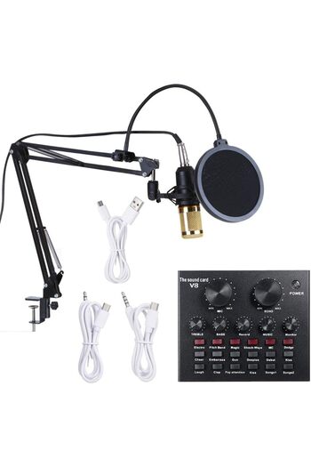 Generic BM800 Suspension Microphone Kit Broadcasting Recording Condenser Microphone Set