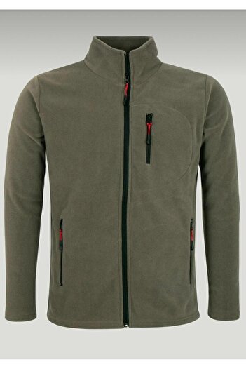 BEHLIVE Men's Fleece Full Zip 3 Pocket Outdoor Thick Fleece Jacket