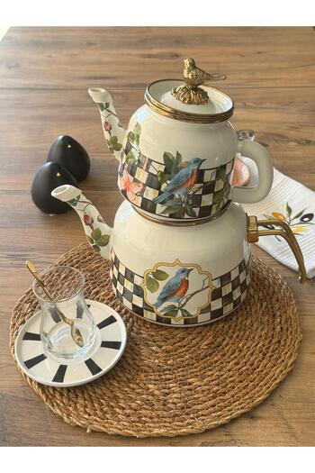 Meri Ev Gereçleri Paradise Emaye Tea Pot