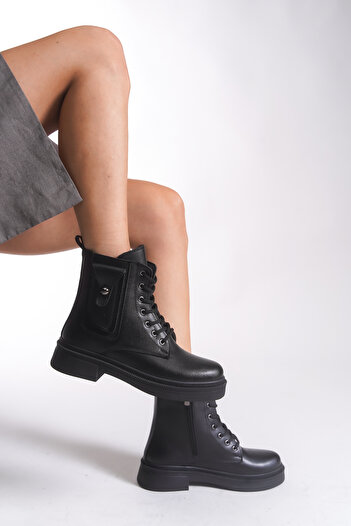 Riccon Iselleth Women's Boots 001204 Black Skin