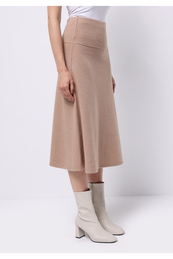 Colin's Γυναικεία μπεζ φούστα Regular Fit Plain