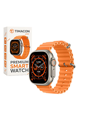 Tim Timacon Smart Watch 1.99 inch, Bluetooth, Wireless, Heart Rate, Thermometer, Sleep Monitoring