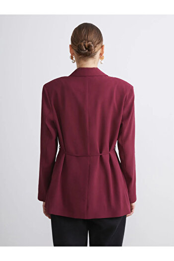LC Waikiki Women's Belted Waist Blazer Jacket