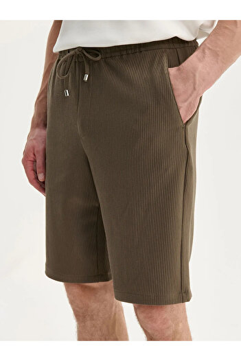 LC Waikiki Standard Mold Linen Look Men's Shorts