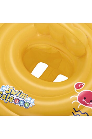 TOYFEST Swim Safe Step A Oturaklı Ayak Geçmeli Bebek Yüzme Simidi - 6 Ay - 18 Ay