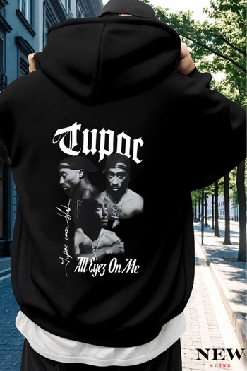New Shine Φούτερ με στάμπα Tupac